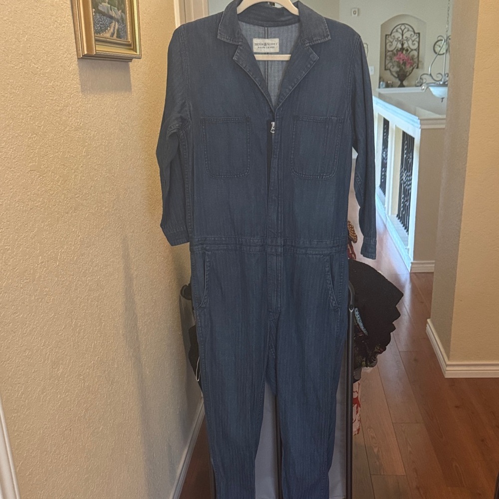 Denim & Supply Ralph Lauren Blue Jean Coveralls